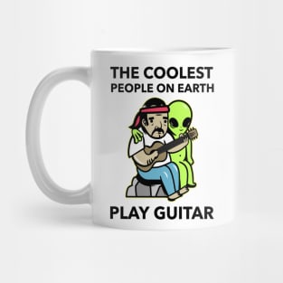 The Coolest People On Earth Play Guitar Mug